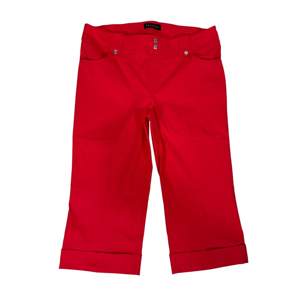 Rekucci Womens Cuffed‎ Capri Pants RE6010 Size 18 New